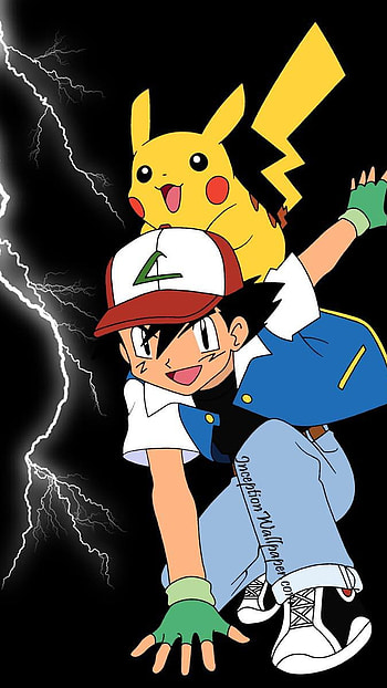 Ash And Pikachu, pokemon HD phone wallpaper