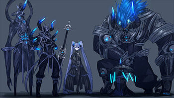 Monsters of Japanese animation HD wallpaper