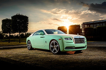 Green Rolls Royce Wraith , rolls-royce-wraith, rolls-royce, cars HD wallpaper