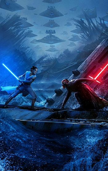 Star Wars , Background with Rey HD phone wallpaper