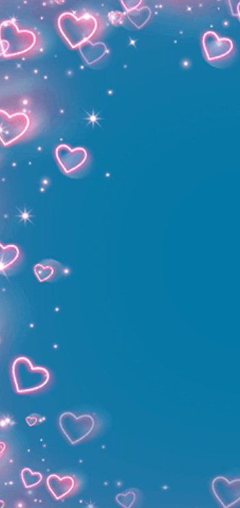 Heavenly hearts, aqua, pink HD phone wallpaper