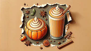Pumpkin Spice Latte Ultra, pumpkin spice latte, pumpkin pie, Autumn, dessert, coffee HD wallpaper