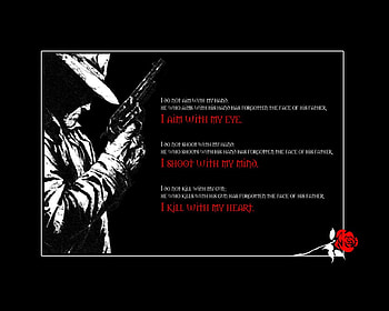 Cowboy Quote, quote, heart, eye, cowboy HD wallpaper