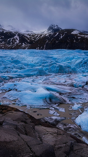 Glacier island, Samsung galaxy HD phone wallpaper