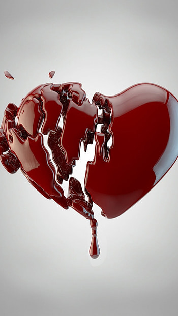 Brown Heart, Broken HD phone wallpaper
