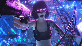 No Time To Die , scifi, cyberpunk, artist, artwork, digital-art HD wallpaper