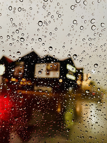 Lluvia, paisaje, dia HD phone wallpaper