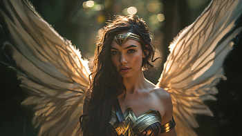 The Hope We Need Wonder Woman, wonder-woman, superheroes, artwork, art, digital-art, ai HD wallpaper