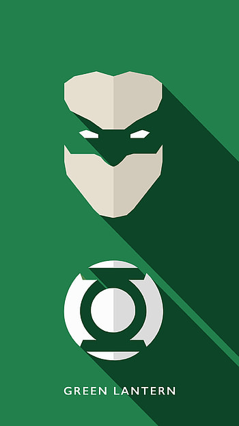 Green Lantern, Minimalism, , QWalls HD phone wallpaper