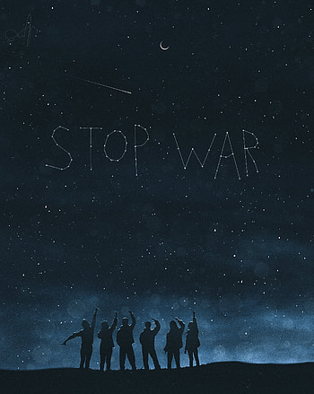 Stop the war, atmosphere, sky, blue, Ukraine, space, stopthewar HD phone wallpaper