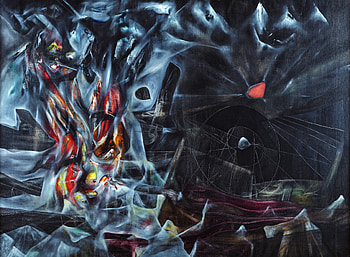 Roberto Matta - The Disasters of Mysticism, surrealism, occult, natural disaster, artistic, painting HD wallpaper