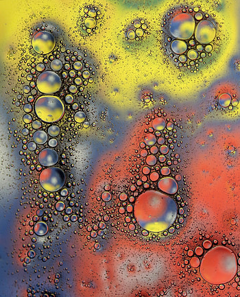Bubbles, Drops, Macro, Form, Forms, Paints, Dimensions (Edit), Dimension HD phone wallpaper