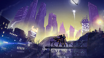 Cyberpunk City Memories, cyberpunk, artist, artwork, digital-art, deviantart HD wallpaper