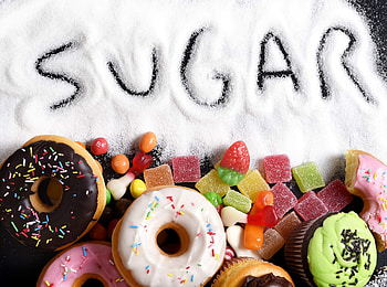 Doughnuts and candies, Sugar HD wallpaper
