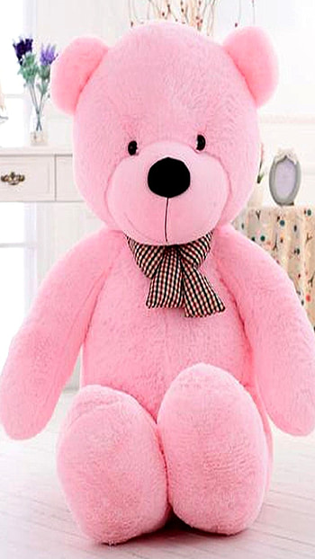 Pink Teddy Bear, Adorable Teddy HD phone wallpaper