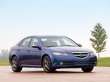 Auto, Nature, Grass, Sky, Acura, Cars, Wood, Tree, Side View, Style, Akura, Tl, 2007 HD wallpaper