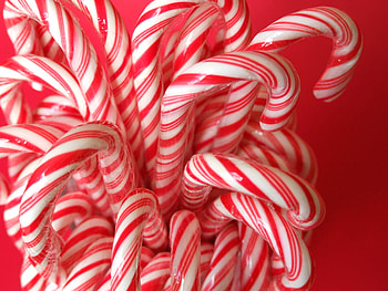 Candy Canes, cane, christmas, red, candy HD wallpaper