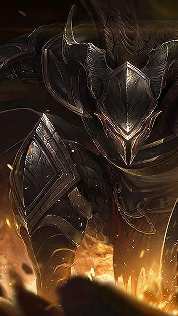 Pantheon Gold, dragonslayer, lol HD phone wallpaper
