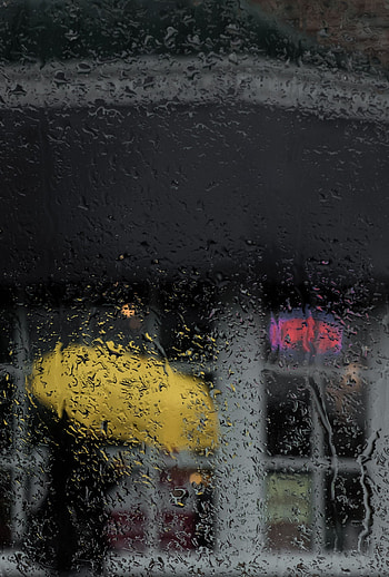 Drops, Macro, Surface, Moisture, Glass HD phone wallpaper
