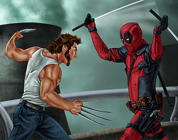 Deadpool Vs Wolverine , deadpool, wolverine, superheroes, deviantart HD wallpaper