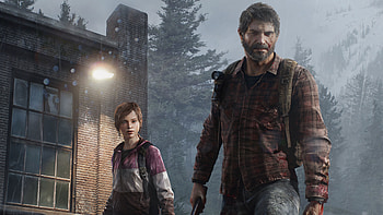 The Last Of Us Joel Eliie, games, the-last-of-us HD wallpaper