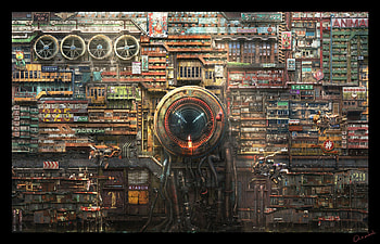 Artistic, CG, fantasy, future, Art HD wallpaper