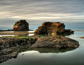 Landscape, Water, Stones, Sea HD wallpaper