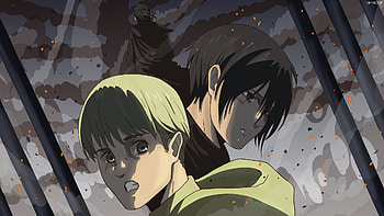 Armin Arlert Eren Yeager Mikasa Ackerman Attack On Titan HD wallpaper