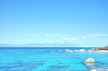 Corsica Island, Mount Olympus, Coral & Colby HD wallpaper
