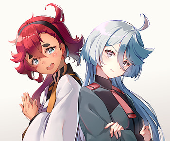 Miorine Rembran & Suletta Mercury, Suletta Mercury, Miorine Rembran, Anime, Mobile Suit Gundam: The Witch from Mercury HD wallpaper