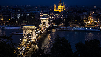 Travels, Bridge, Chain Bridge HD wallpaper