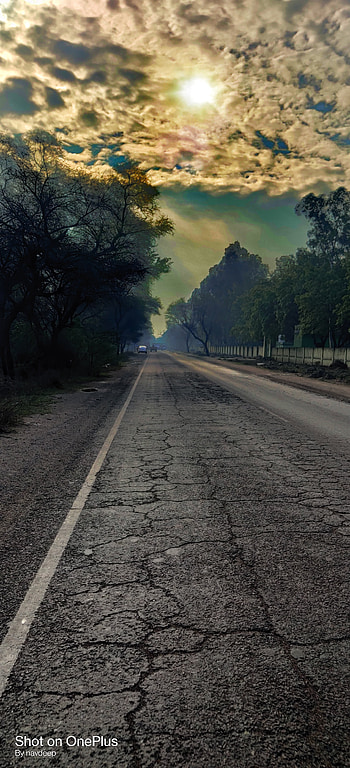 Road nature view, roadtrip, naturelover, naturegraphy HD phone wallpaper