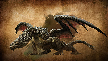 Dragons Dogma - Dragon FULL, video game, capcom HD wallpaper