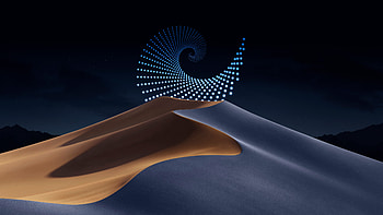 Fibonacci Sequence Night Dark Dunes , dunes, night, artist, artwork, digital-art HD wallpaper