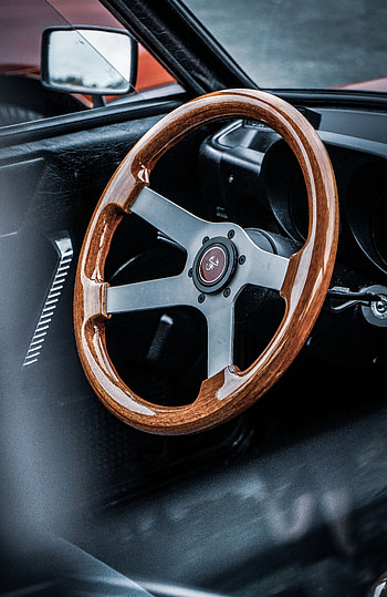 Cars, Wood, Wooden, Car, Machine, Steering Wheel, Rudder, Salon HD phone wallpaper