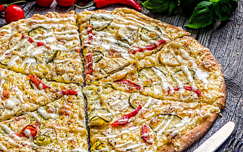 Pizza, bun, cheese, food HD wallpaper