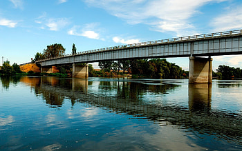 Landscape, Rivers, Bridges HD wallpaper