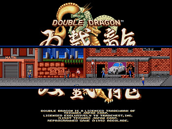 Double-Dragon, game, Video, Double, Dragon HD wallpaper