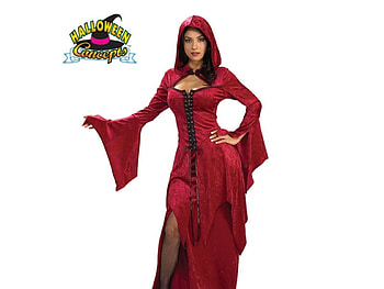 Beauty in Red, costume HD wallpaper