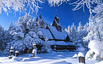 Landscape, Winter HD wallpaper