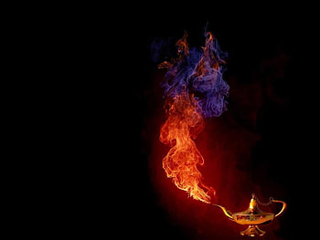 hot genie, abstract, fantasy HD wallpaper