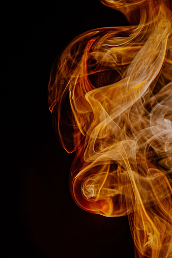 Abstract, Fire, Dark, Flame HD phone wallpaper
