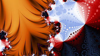 Fractal Art for your - Trippy, black, orange (Color), psychedelic, trippy, Abstract, fractal, abstract black HD wallpaper
