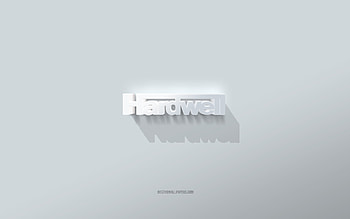 Hardwell logo, white background, Hardwell 3d logo, 3d art, Hardwell, 3d Hardwell emblem HD wallpaper