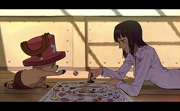 one piece, Nico Robin, Tony Tony Chopper, One Piece HD wallpaper