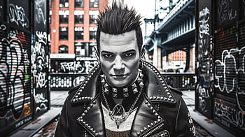 Punk Aesthetic in Ultra, punk, fashion, urban, graffiti, Black & White HD wallpaper