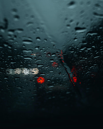 Drops, Macro, Dark, Wet, Surface HD phone wallpaper