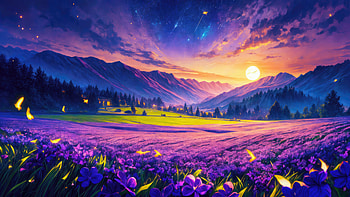 Majestic Mountains In Morning Light, artist, artwork, digital-art, deviantart HD wallpaper