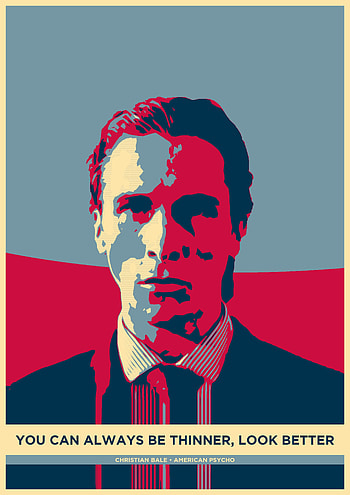 American Psycho, jaw, tie HD phone wallpaper