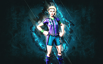 Fortnite Finesse Finisher Skin, Fortnite, main characters, blue stone background, Finesse Finisher, Fortnite skins, Finesse Finisher Skin, Finesse Finisher Fortnite, Fortnite characters HD wallpaper